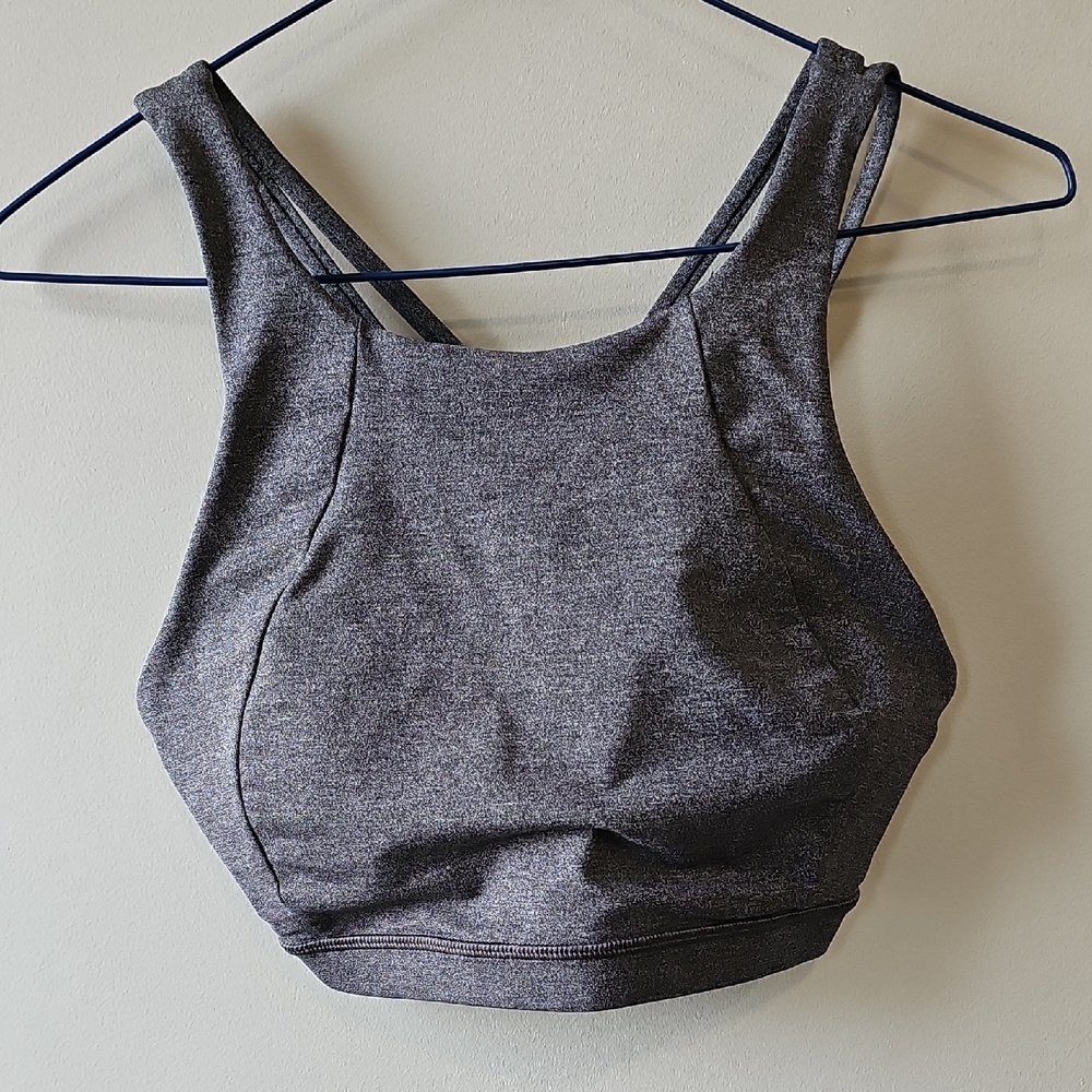lululemon athletica Size 8 Grey Active Sports Bra